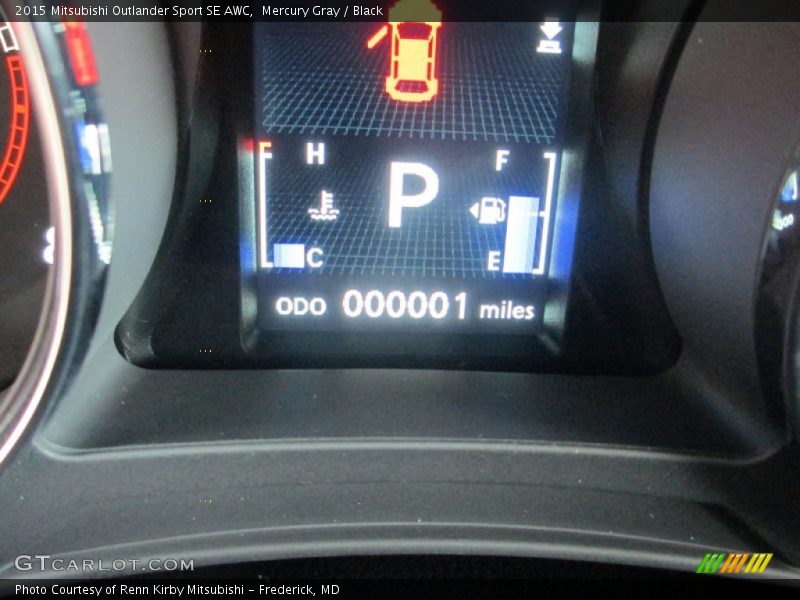 Mercury Gray / Black 2015 Mitsubishi Outlander Sport SE AWC
