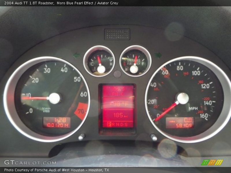 Moro Blue Pearl Effect / Aviator Grey 2004 Audi TT 1.8T Roadster