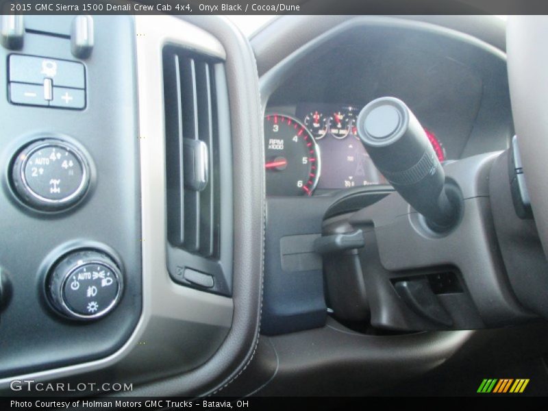 Controls of 2015 Sierra 1500 Denali Crew Cab 4x4