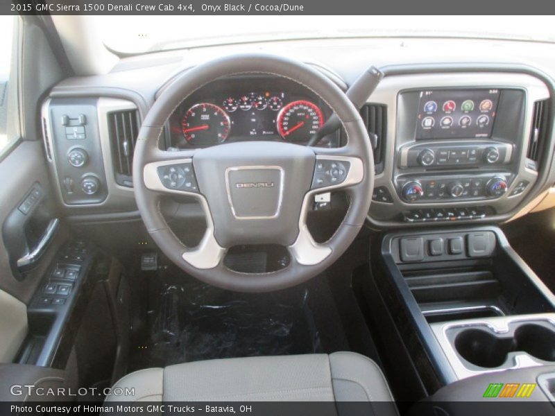 Dashboard of 2015 Sierra 1500 Denali Crew Cab 4x4