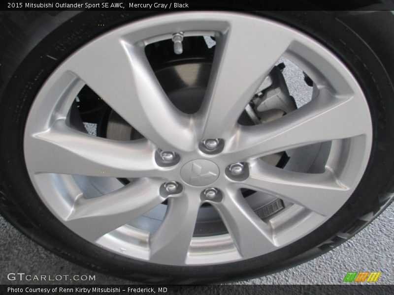 Mercury Gray / Black 2015 Mitsubishi Outlander Sport SE AWC