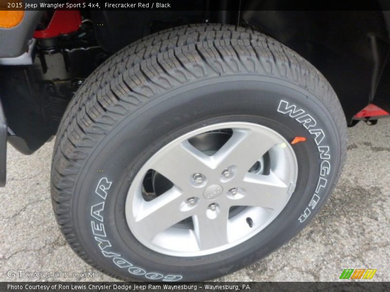 Firecracker Red / Black 2015 Jeep Wrangler Sport S 4x4
