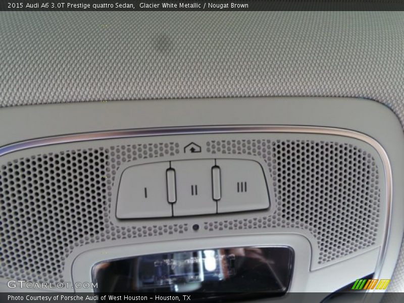 Glacier White Metallic / Nougat Brown 2015 Audi A6 3.0T Prestige quattro Sedan