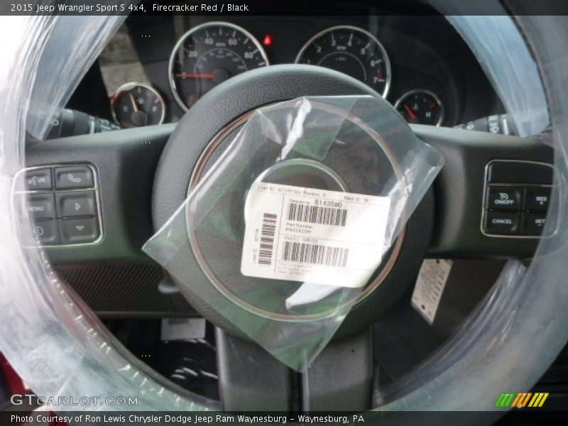 Firecracker Red / Black 2015 Jeep Wrangler Sport S 4x4