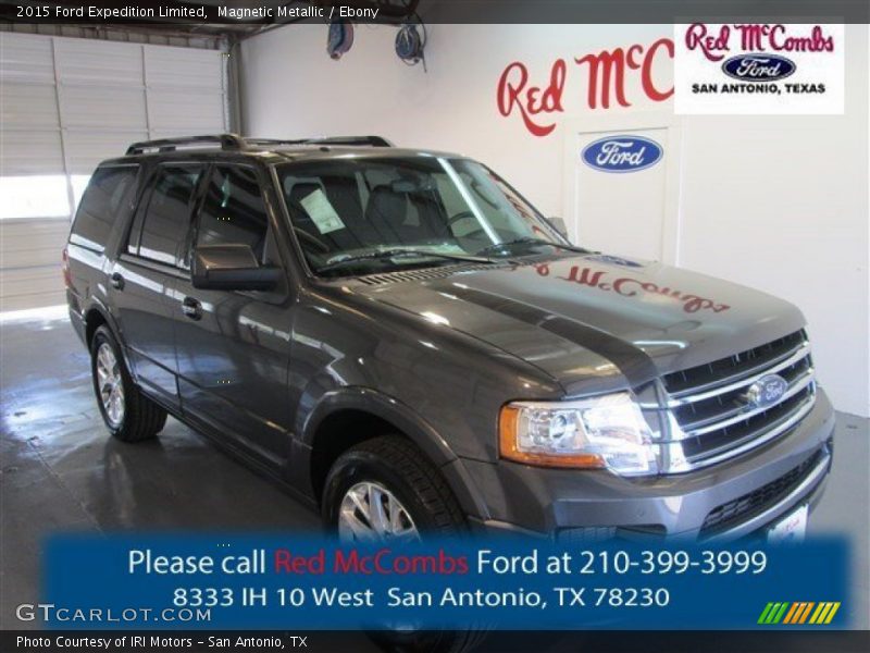 Magnetic Metallic / Ebony 2015 Ford Expedition Limited