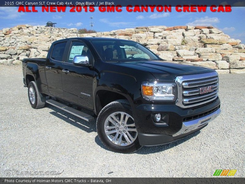 Onyx Black / Jet Black 2015 GMC Canyon SLT Crew Cab 4x4