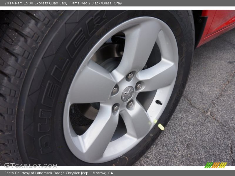 Flame Red / Black/Diesel Gray 2014 Ram 1500 Express Quad Cab