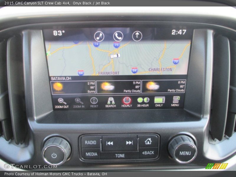 Navigation of 2015 Canyon SLT Crew Cab 4x4