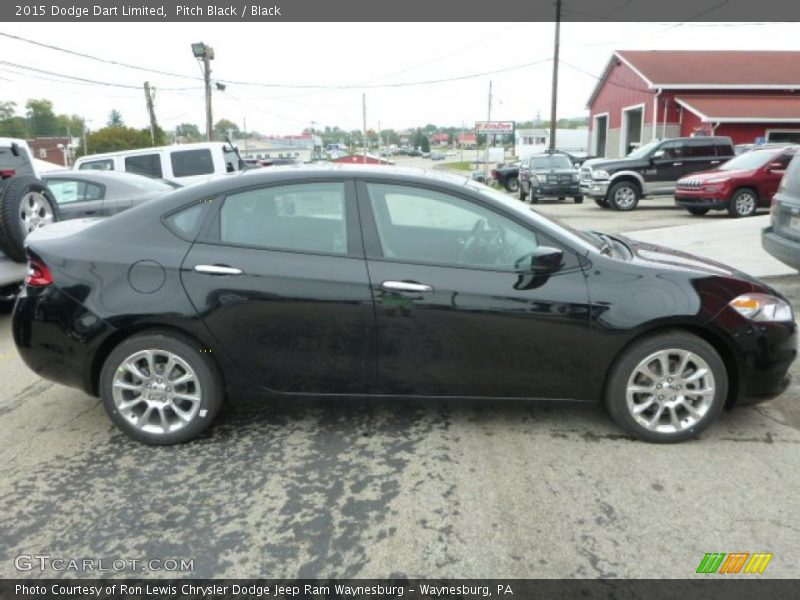 Pitch Black / Black 2015 Dodge Dart Limited