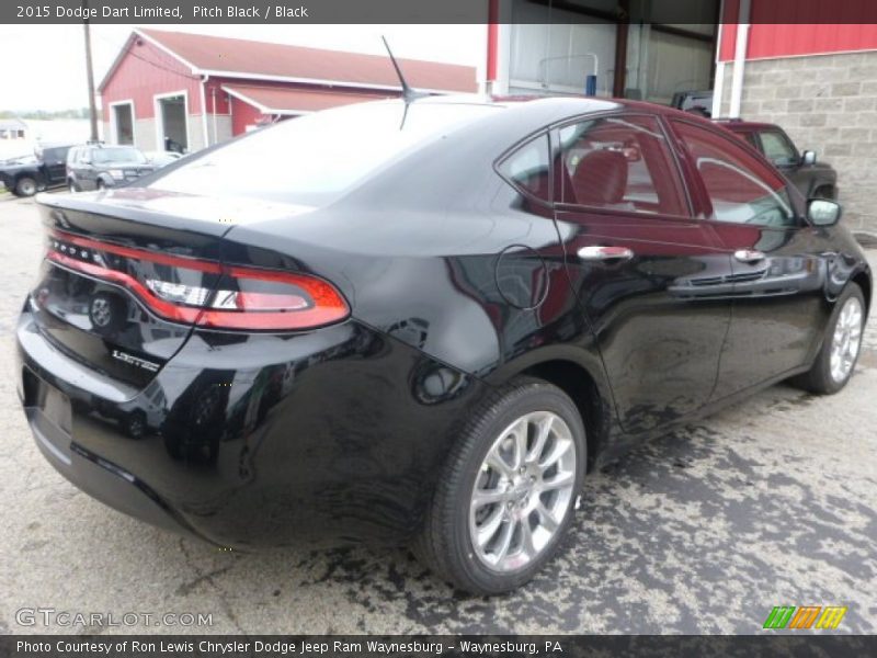 Pitch Black / Black 2015 Dodge Dart Limited