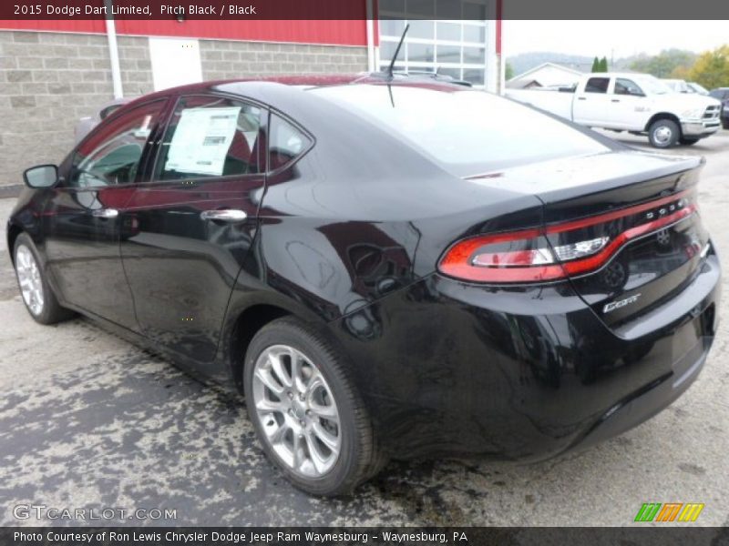 Pitch Black / Black 2015 Dodge Dart Limited