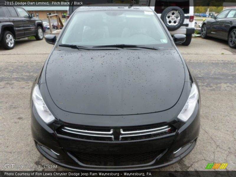 Pitch Black / Black 2015 Dodge Dart Limited