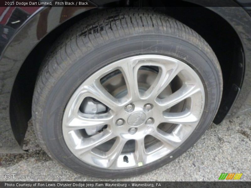 Pitch Black / Black 2015 Dodge Dart Limited