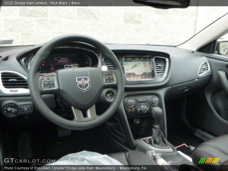 Pitch Black / Black 2015 Dodge Dart Limited