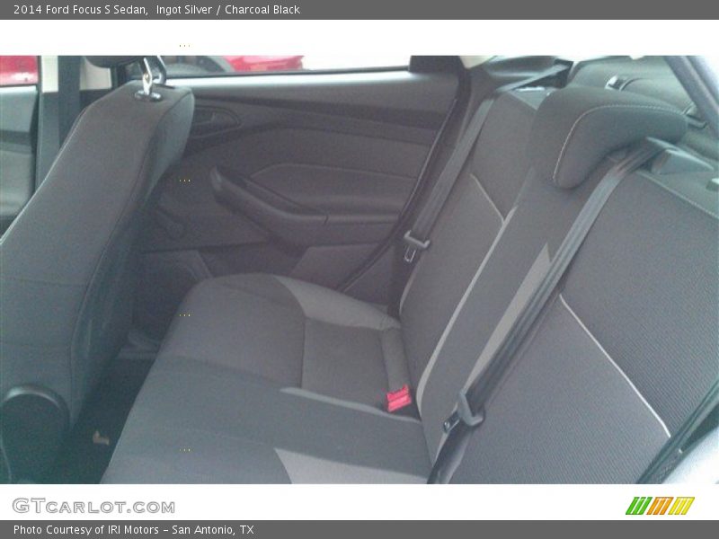 Ingot Silver / Charcoal Black 2014 Ford Focus S Sedan