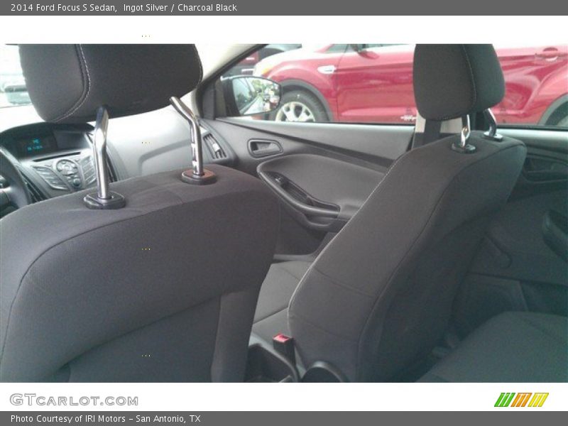 Ingot Silver / Charcoal Black 2014 Ford Focus S Sedan