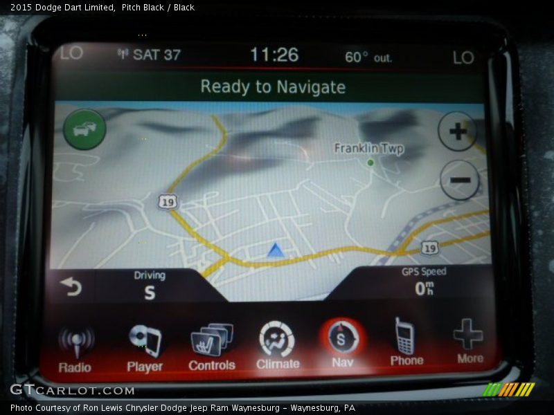 Pitch Black / Black 2015 Dodge Dart Limited