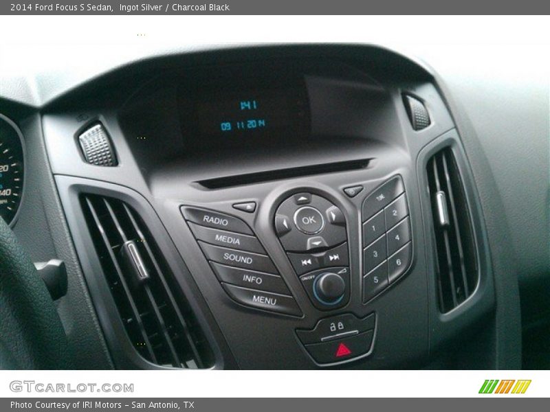 Ingot Silver / Charcoal Black 2014 Ford Focus S Sedan