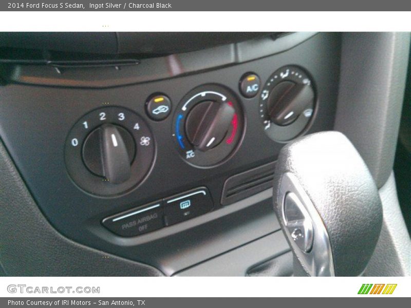 Ingot Silver / Charcoal Black 2014 Ford Focus S Sedan