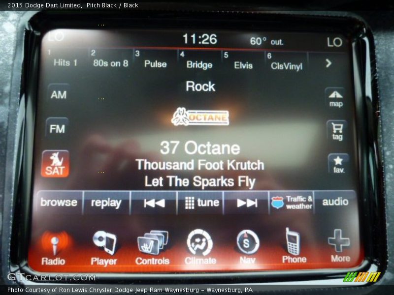 Pitch Black / Black 2015 Dodge Dart Limited