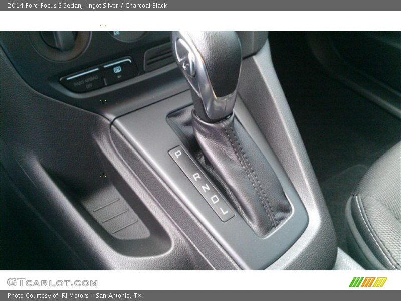 Ingot Silver / Charcoal Black 2014 Ford Focus S Sedan