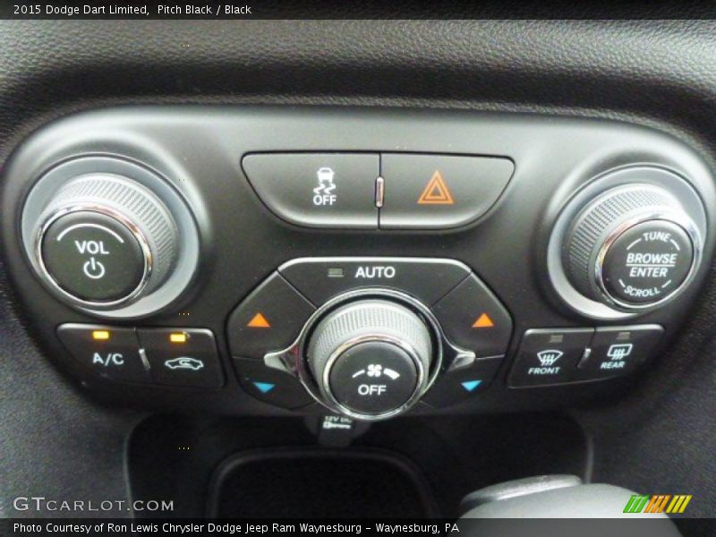 Pitch Black / Black 2015 Dodge Dart Limited