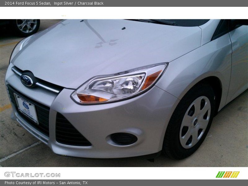 Ingot Silver / Charcoal Black 2014 Ford Focus S Sedan