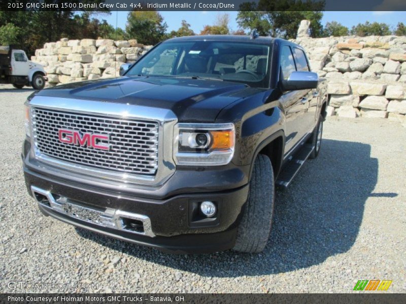 Iridium Metallic / Cocoa/Dune 2015 GMC Sierra 1500 Denali Crew Cab 4x4