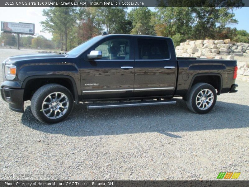 Iridium Metallic / Cocoa/Dune 2015 GMC Sierra 1500 Denali Crew Cab 4x4