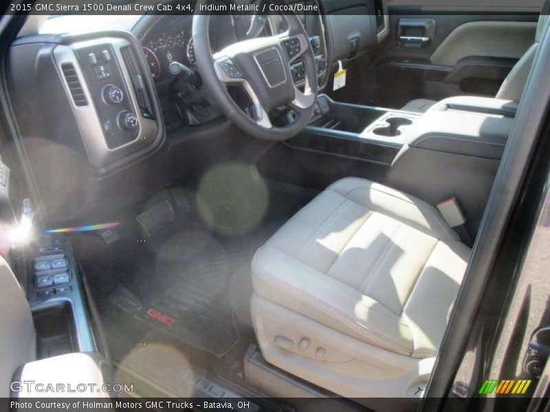 Iridium Metallic / Cocoa/Dune 2015 GMC Sierra 1500 Denali Crew Cab 4x4