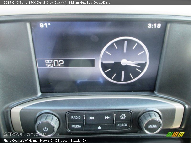 Iridium Metallic / Cocoa/Dune 2015 GMC Sierra 1500 Denali Crew Cab 4x4