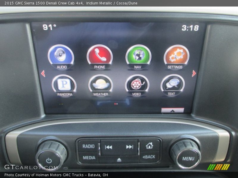 Iridium Metallic / Cocoa/Dune 2015 GMC Sierra 1500 Denali Crew Cab 4x4