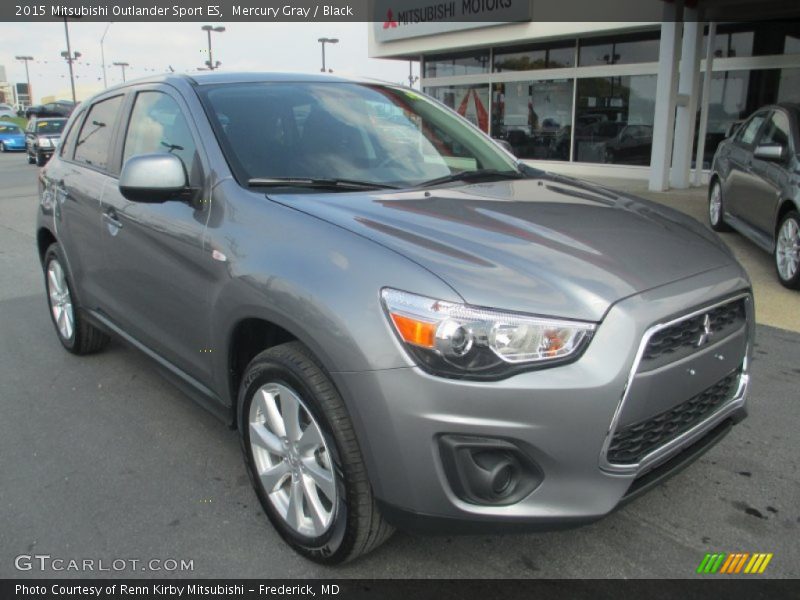 Mercury Gray / Black 2015 Mitsubishi Outlander Sport ES