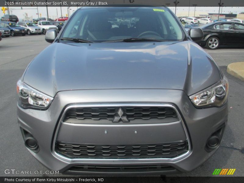 Mercury Gray / Black 2015 Mitsubishi Outlander Sport ES
