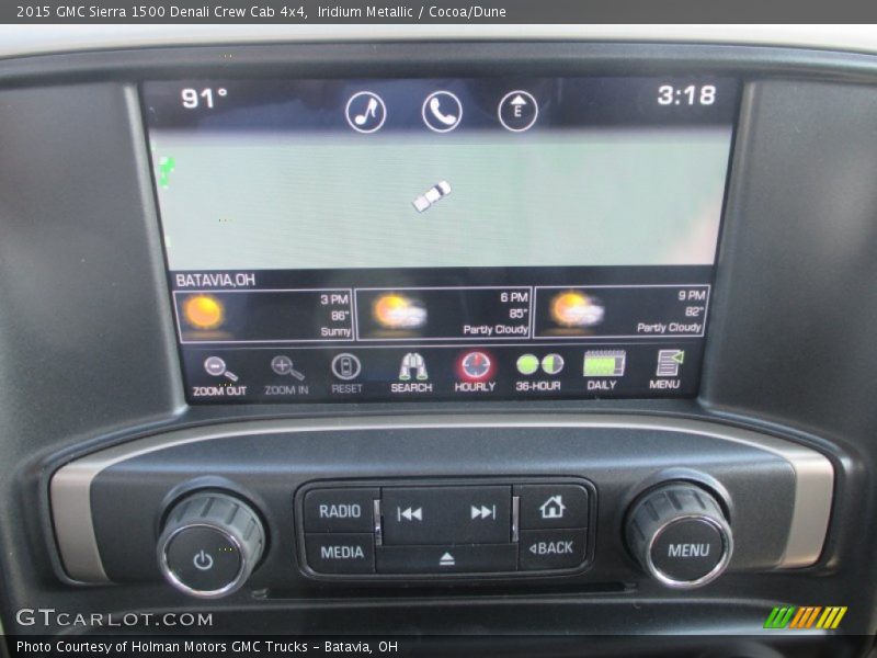 Iridium Metallic / Cocoa/Dune 2015 GMC Sierra 1500 Denali Crew Cab 4x4