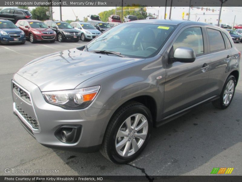 Mercury Gray / Black 2015 Mitsubishi Outlander Sport ES