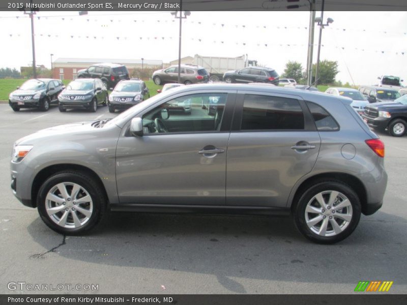 Mercury Gray / Black 2015 Mitsubishi Outlander Sport ES