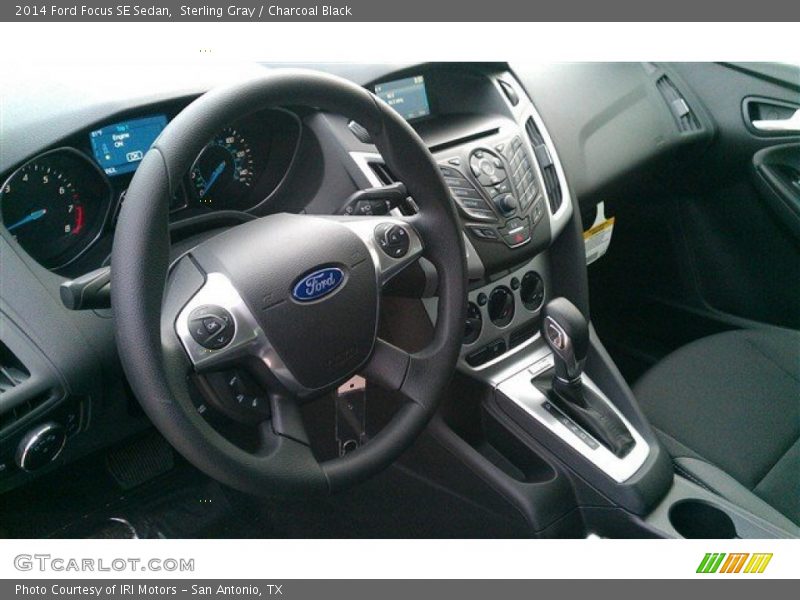 Sterling Gray / Charcoal Black 2014 Ford Focus SE Sedan