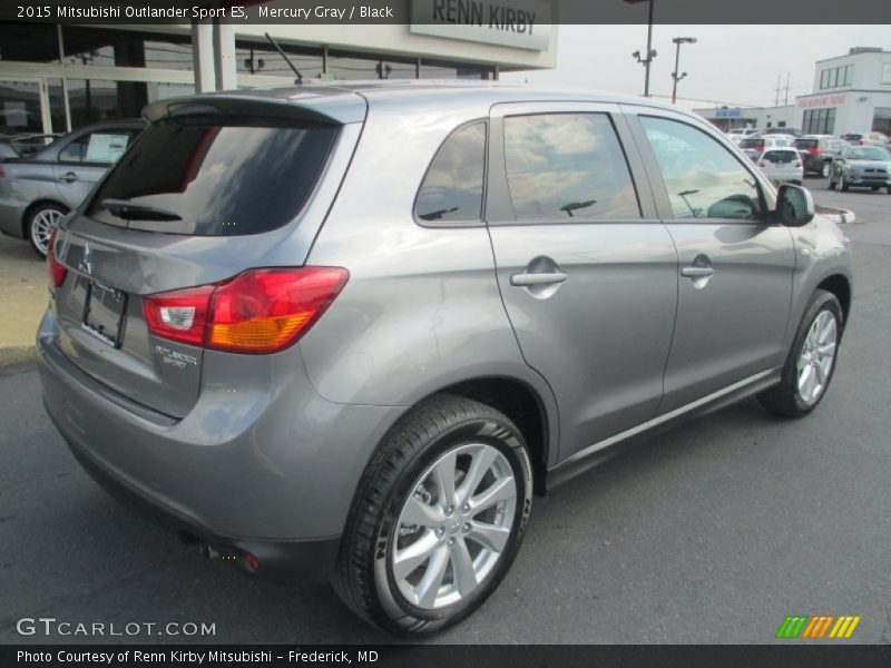 Mercury Gray / Black 2015 Mitsubishi Outlander Sport ES