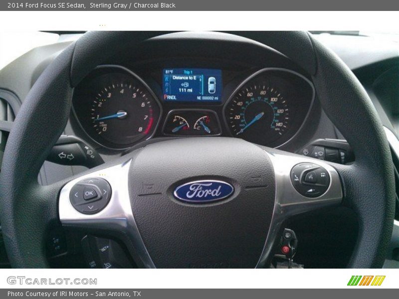 Sterling Gray / Charcoal Black 2014 Ford Focus SE Sedan