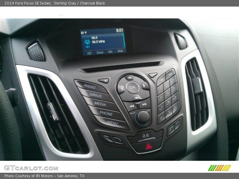 Sterling Gray / Charcoal Black 2014 Ford Focus SE Sedan