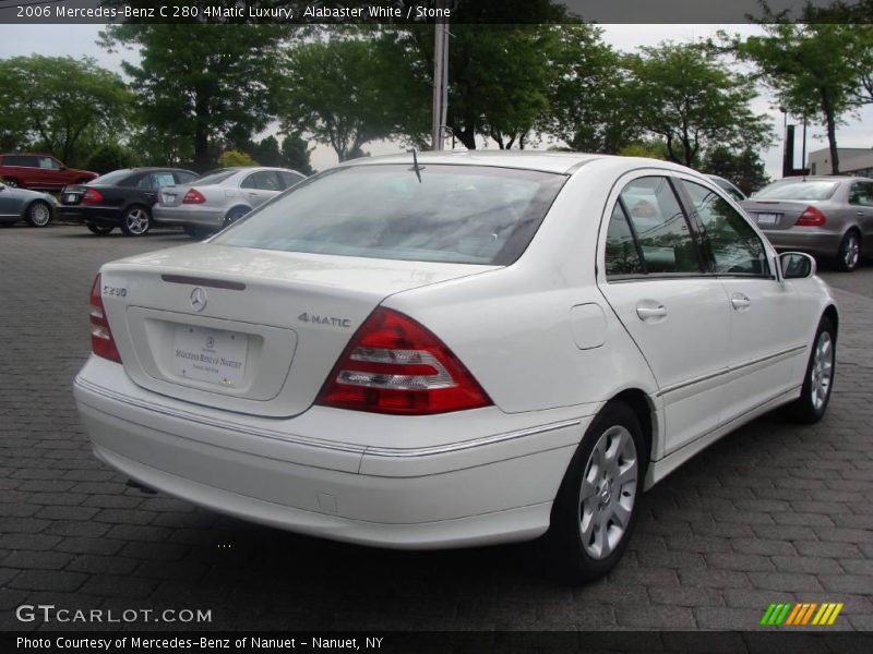 Alabaster White / Stone 2006 Mercedes-Benz C 280 4Matic Luxury