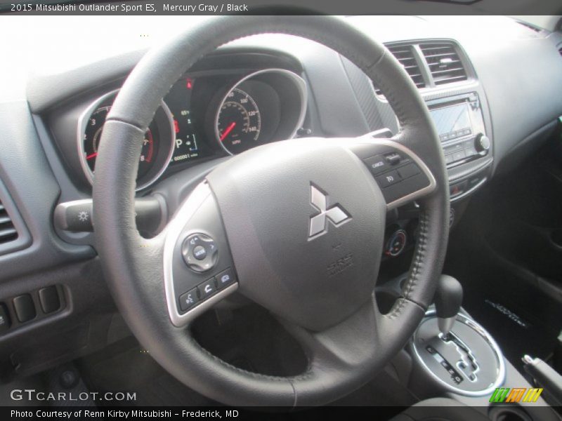 Mercury Gray / Black 2015 Mitsubishi Outlander Sport ES