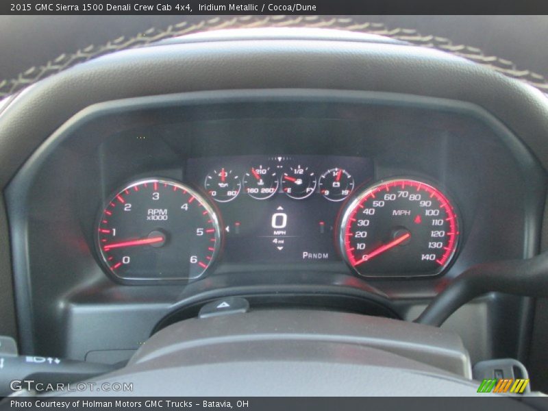 Iridium Metallic / Cocoa/Dune 2015 GMC Sierra 1500 Denali Crew Cab 4x4