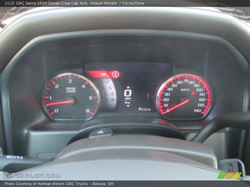 Iridium Metallic / Cocoa/Dune 2015 GMC Sierra 1500 Denali Crew Cab 4x4