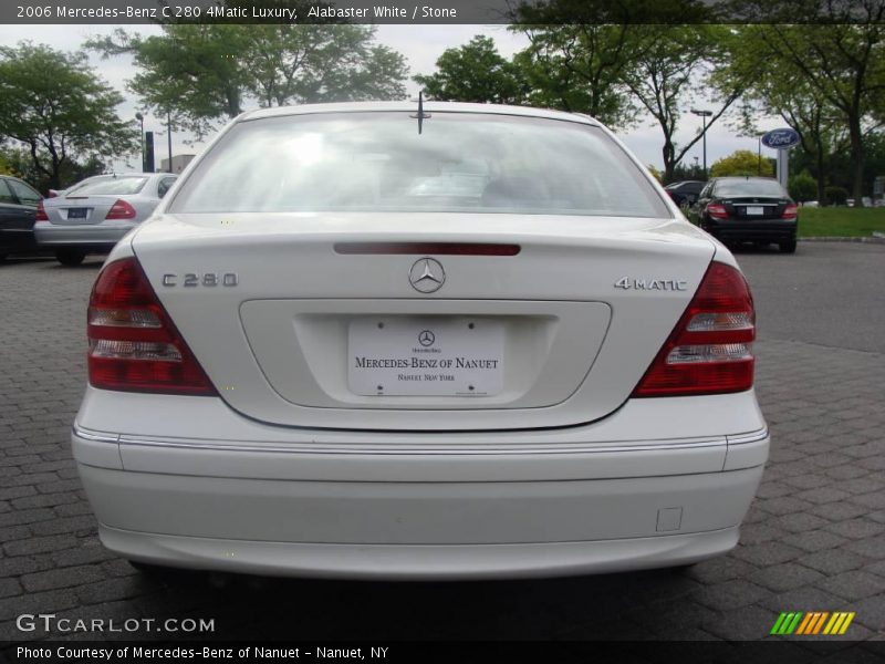 Alabaster White / Stone 2006 Mercedes-Benz C 280 4Matic Luxury