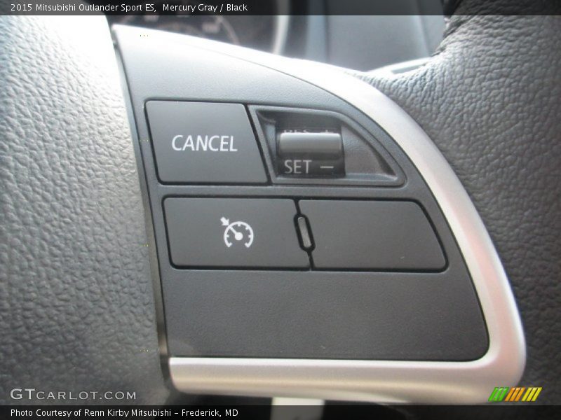 Mercury Gray / Black 2015 Mitsubishi Outlander Sport ES