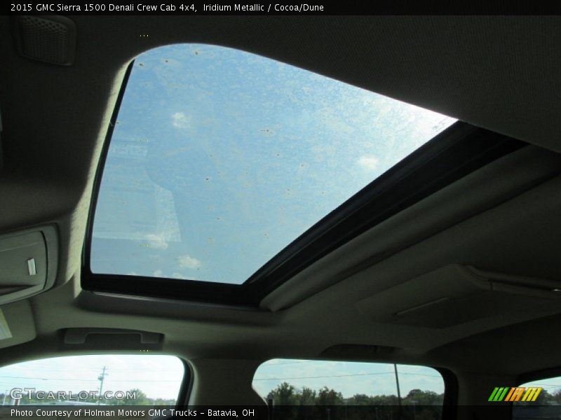 Sunroof of 2015 Sierra 1500 Denali Crew Cab 4x4