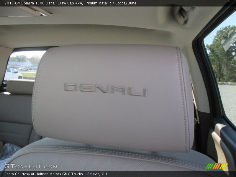 Iridium Metallic / Cocoa/Dune 2015 GMC Sierra 1500 Denali Crew Cab 4x4