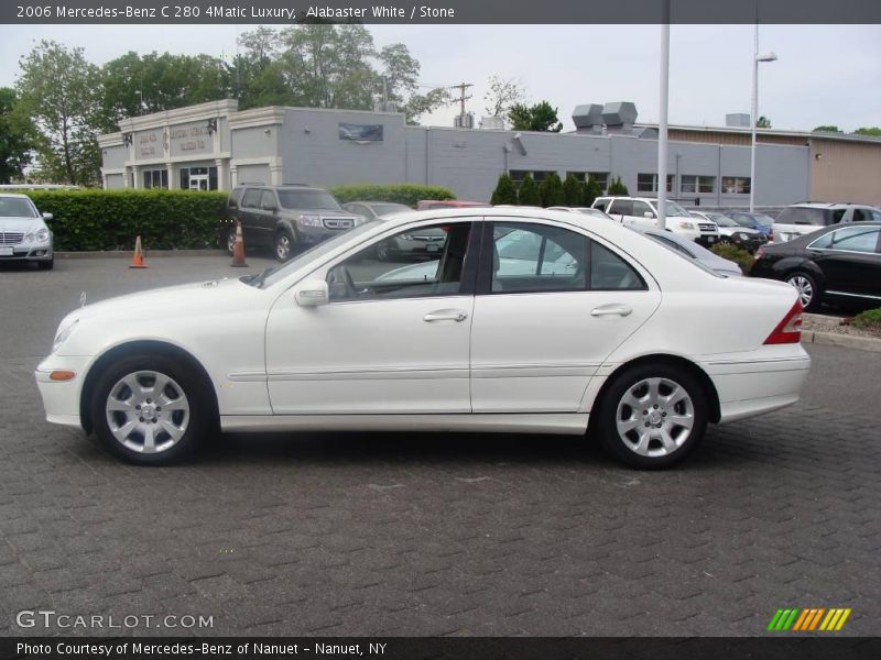 Alabaster White / Stone 2006 Mercedes-Benz C 280 4Matic Luxury